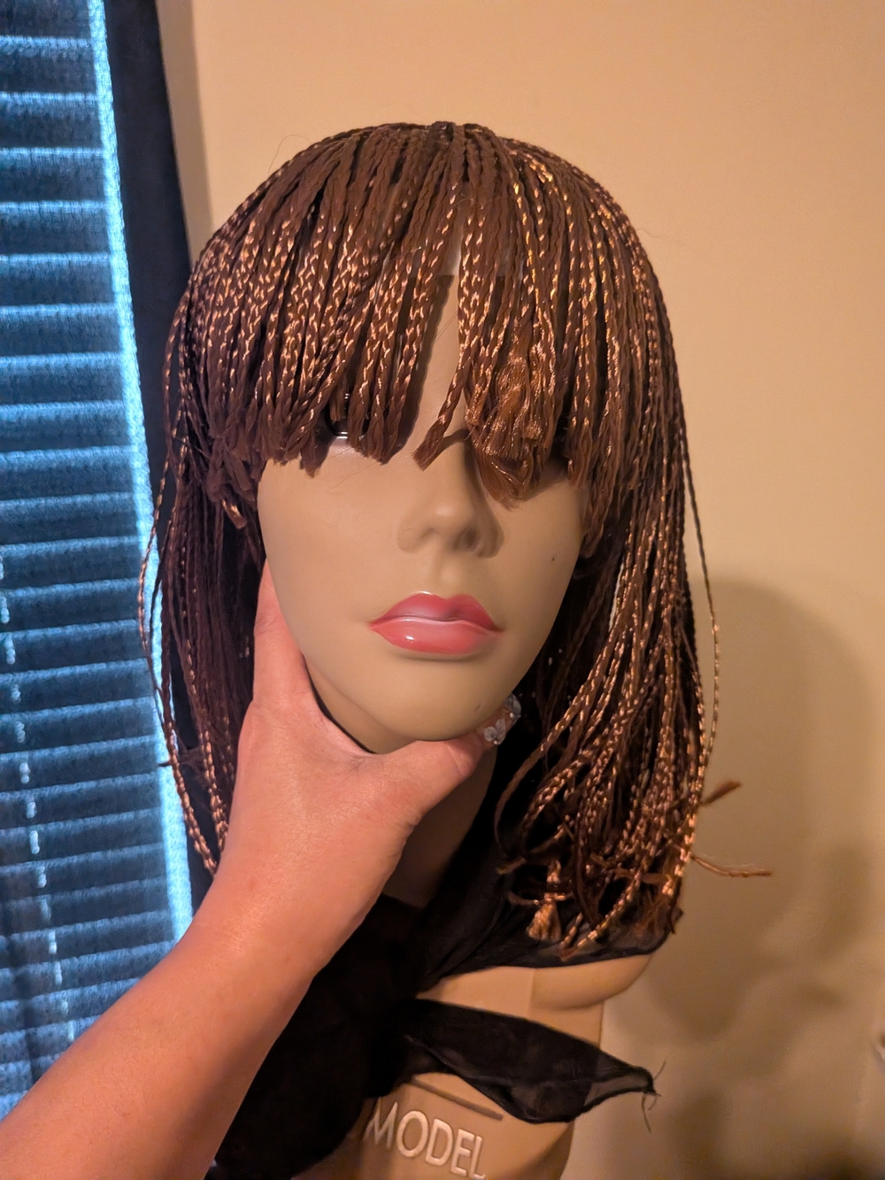 Brown Braided Wig Unbranded